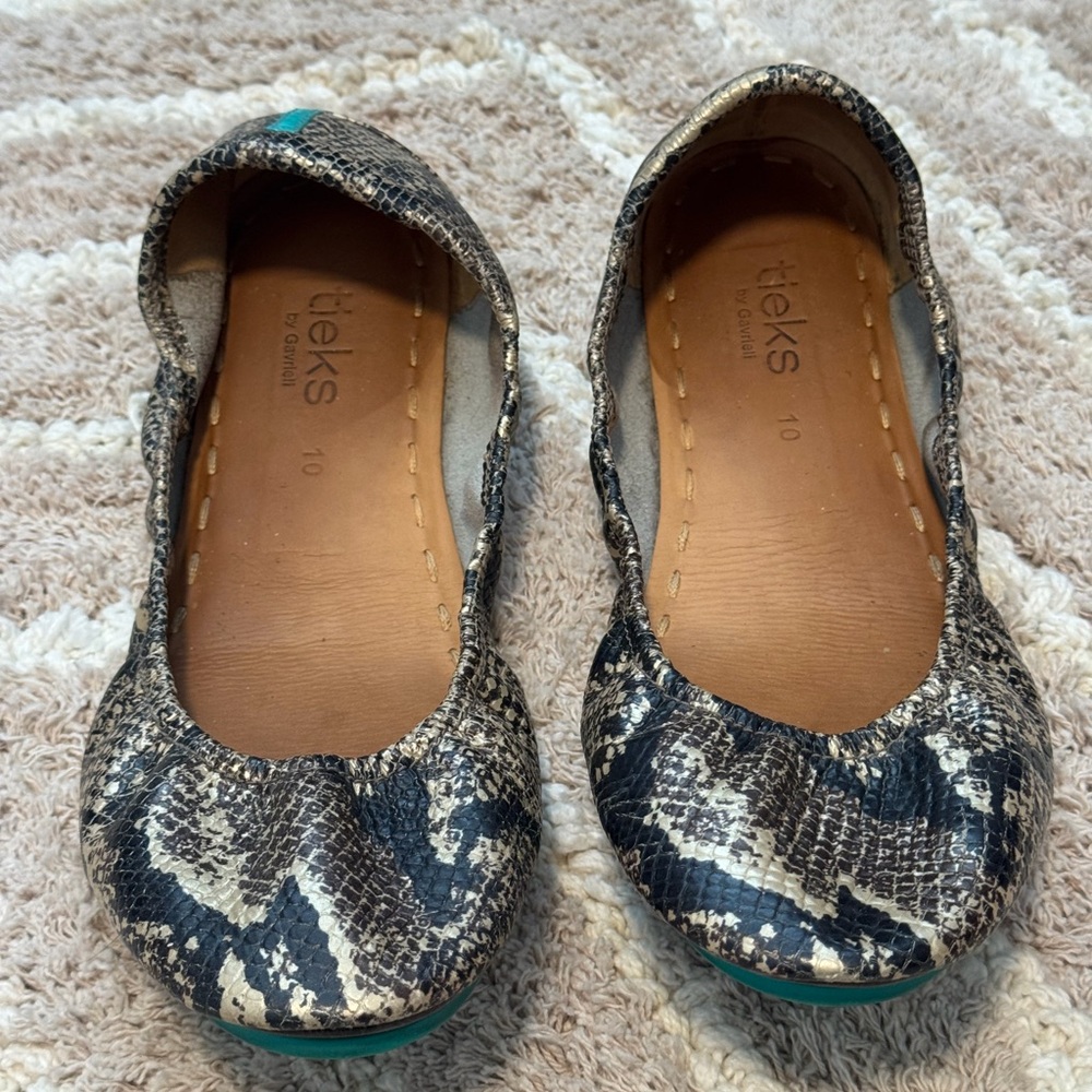 Stylish Tieks Copperhead Snake Ballet Flats women’s size 10 - Picture 7 of 10